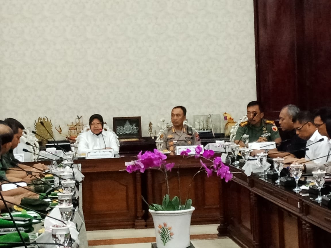 Walikota Surabaya Bersama Kapolres